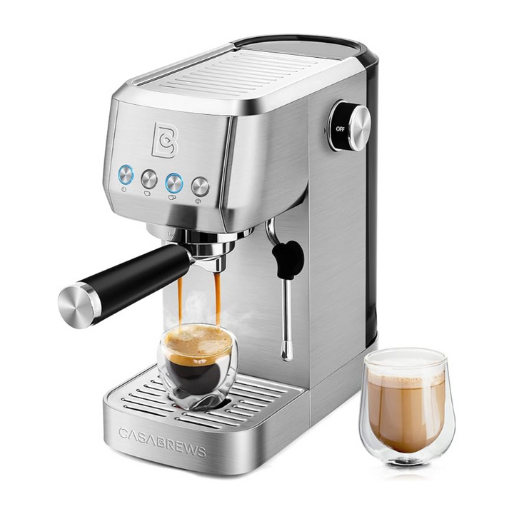 20 Bar Coffee Machine with Steam Milk Frother 1.3L Removable Water Tank, Espresso, Cappuccino and Latte Machine- missing small filter - OneBag