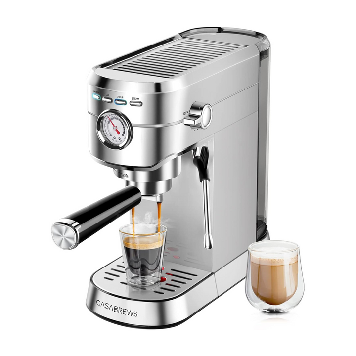 20 Bar Coffee Machine with Steam Milk Frother 1L Removable Water Tank, Espresso, Cappuccino and Latte Machine - OneBag