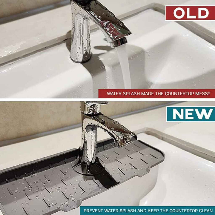 Kitchen Sink Splash Guard Silicone Faucet Mat