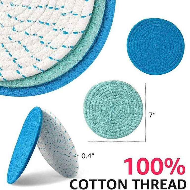 4 Pcs Heat Resistant Trivet Mat