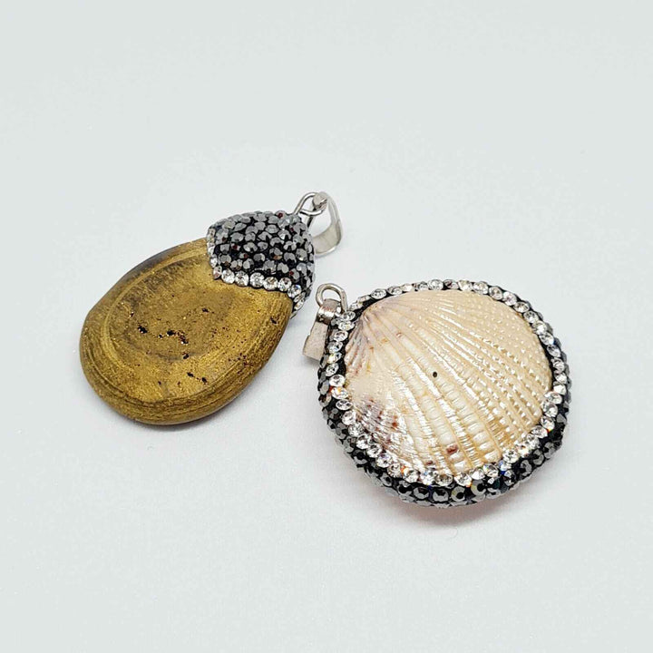 4 Pcs Nutral Stones For Necklace