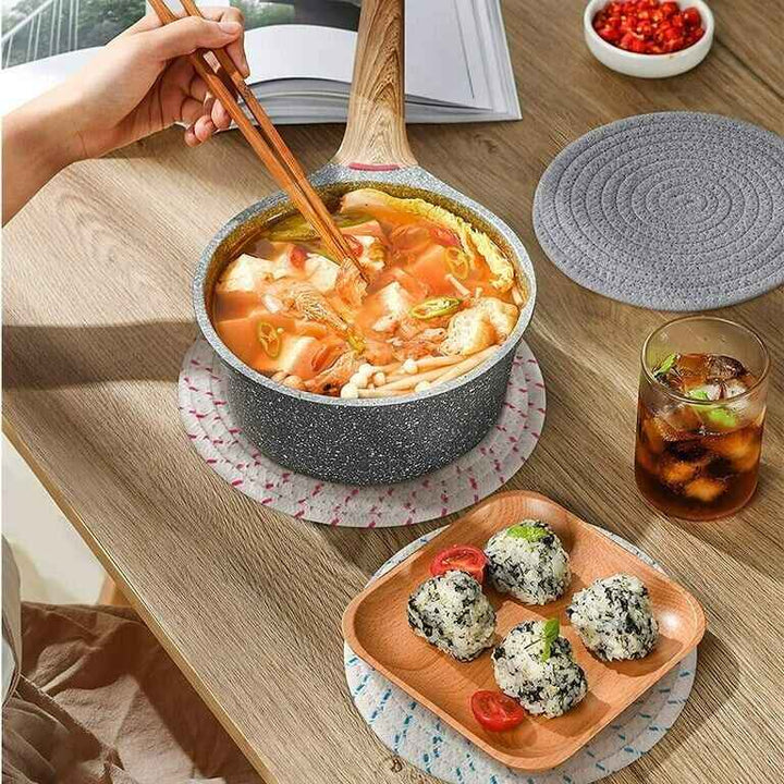 4 Pcs Heat Resistant Trivet Mat