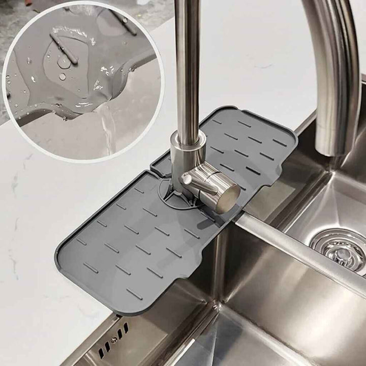 Kitchen Sink Splash Guard Silicone Faucet Mat