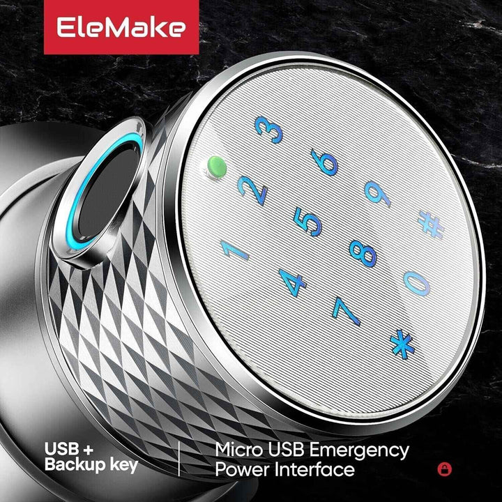 Smart Door Lock, Fingerprint Door Lock, Smart Lever Door Lock with Bluetooth APP Control