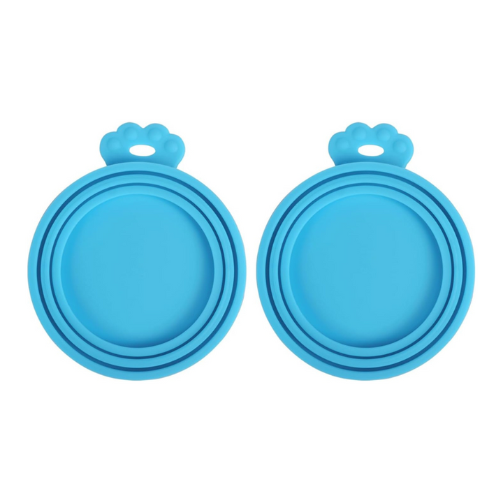 2 Pcs Silicone Pet Can Lids, Universal Size Food Can Covers Toppers Dishwasher Safe - OneBag