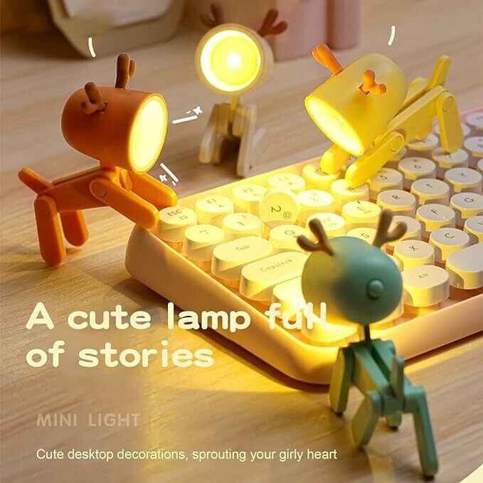 3 Pcs Mini Puppy Dog Night Lamp