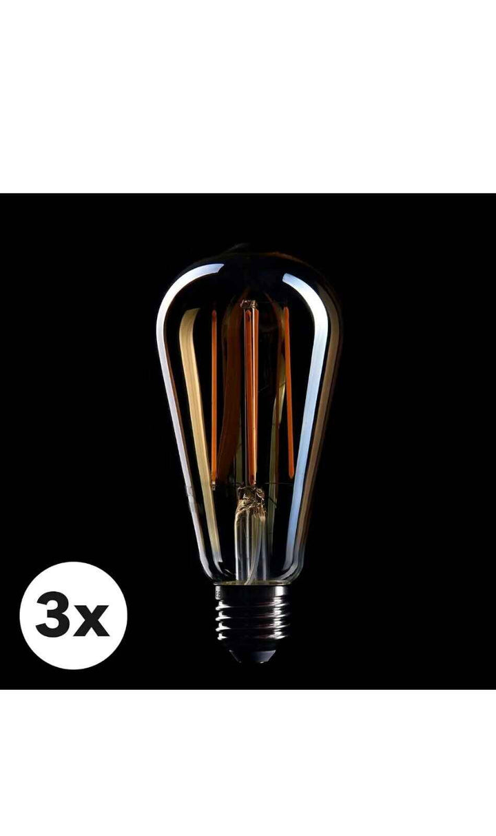 3 Pcs Edison Light Bulb