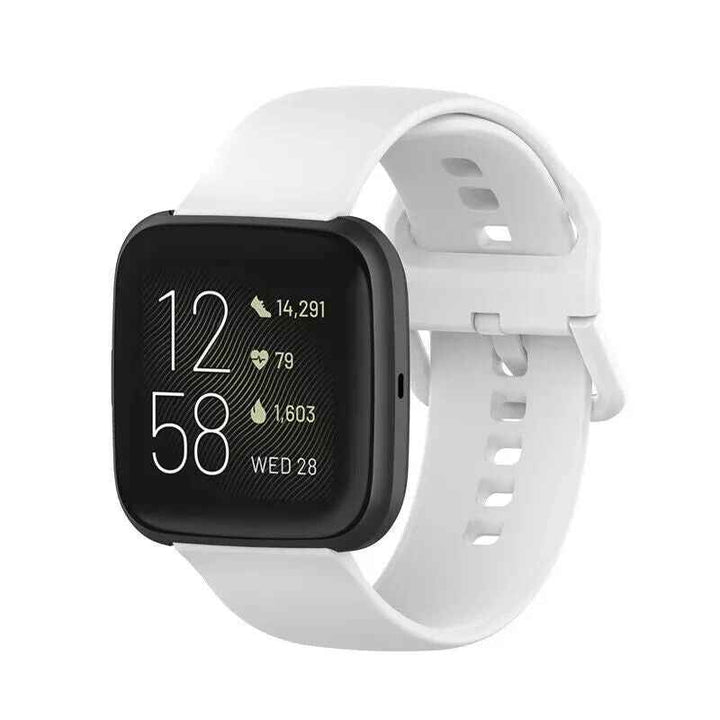 2 Pcs Silicone Watch Strap For Fitbit Versa