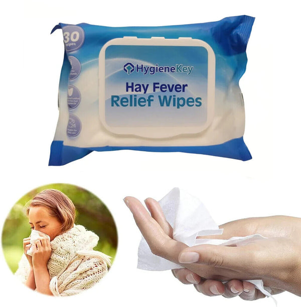 6 Pcs Hay Fever and Allergy Relief Wipes