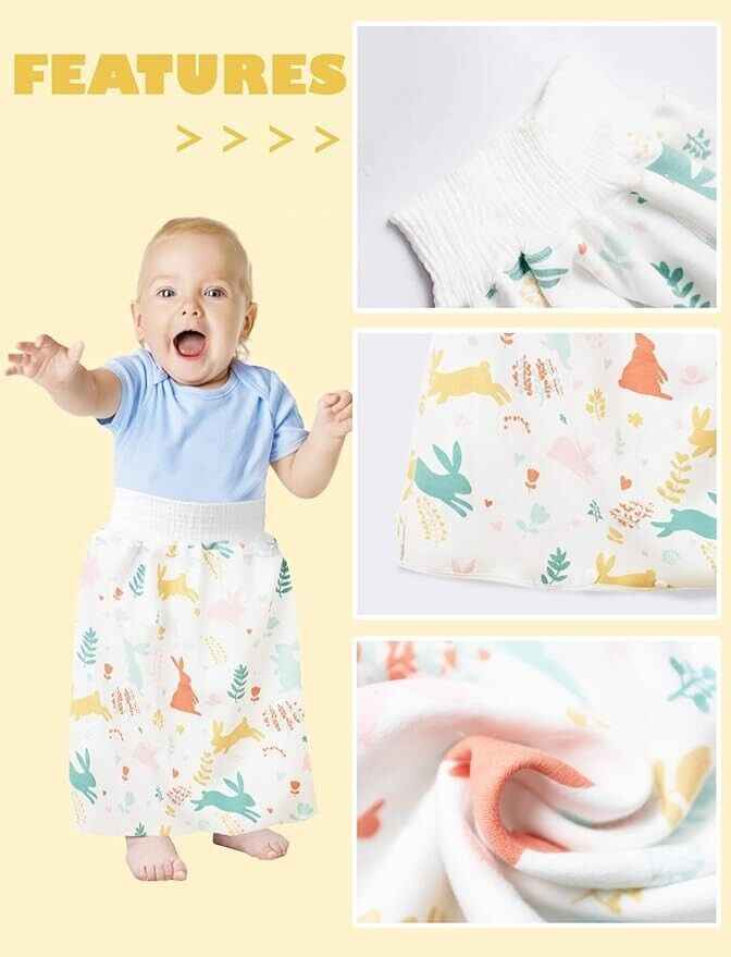 2 Pcs Baby Potty Training Diaper Skirt