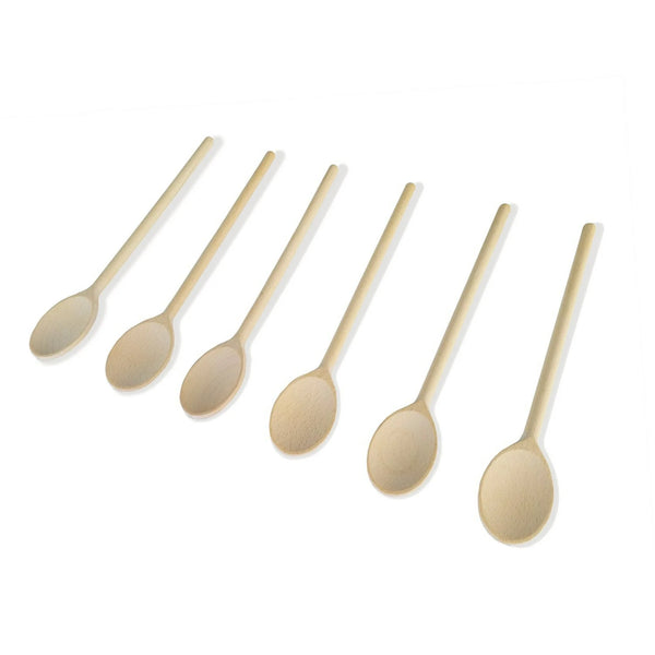 6 Pcs Wooden Tea Spoon