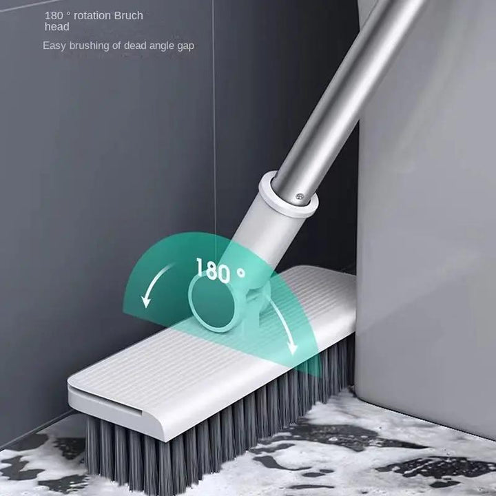 3 in 1 Broom with Dustpan Combo Set, Long Handle Broom and Dustpan Set Push Broom Heavy - OneBag