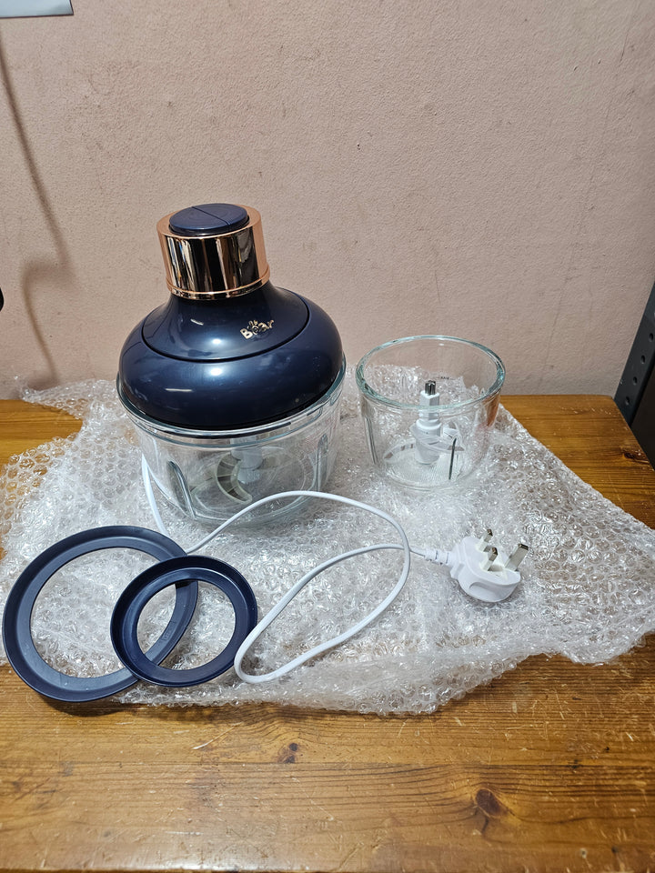 Mini Electric Food Processor & Chopper 2L and 0.6L Grinder with Stainless Steel Blades - OneBag
