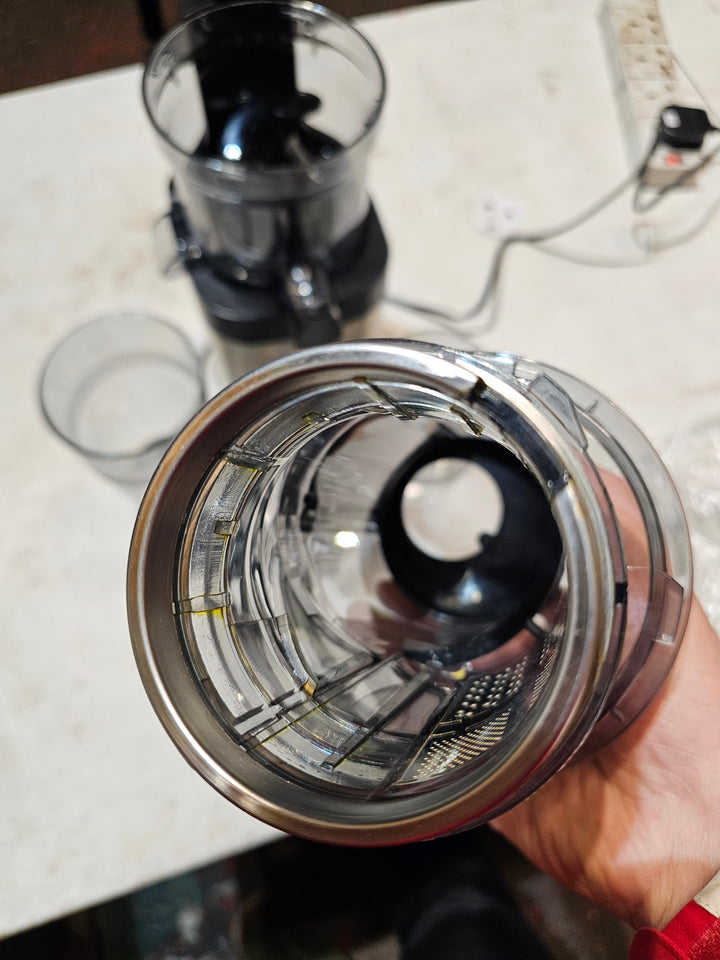 AMZCHEF Juicers Whole Fruit and Vegetable 80MM, Cold Press Juicer Machines with Large Feed Chute- 300 - OneBag