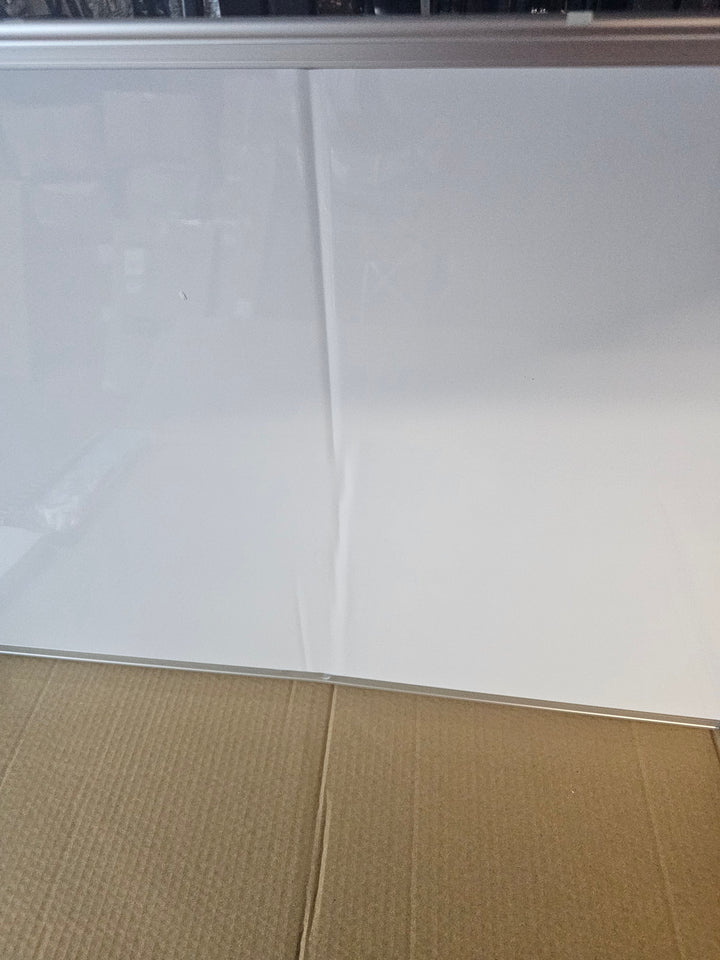 QUEENLINK 50 X 70 cm Magnetic Whiteboard, Large White Board for Wall, Aluminum Frame Dry Erase Board for Office with Pen Tray - OneBag