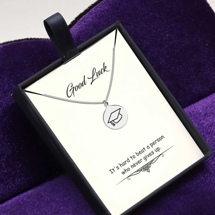 925 Sterling Silver Graduation Silver Charms Necklace Pendant Jewellery for Teen Women - OneBag