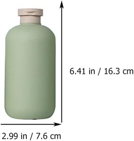 5 Pcs  Refillable Cosmetic Containers with Flip Cap, Squeezable Bottles for Lotion Shampoo Body Wash - OneBag
