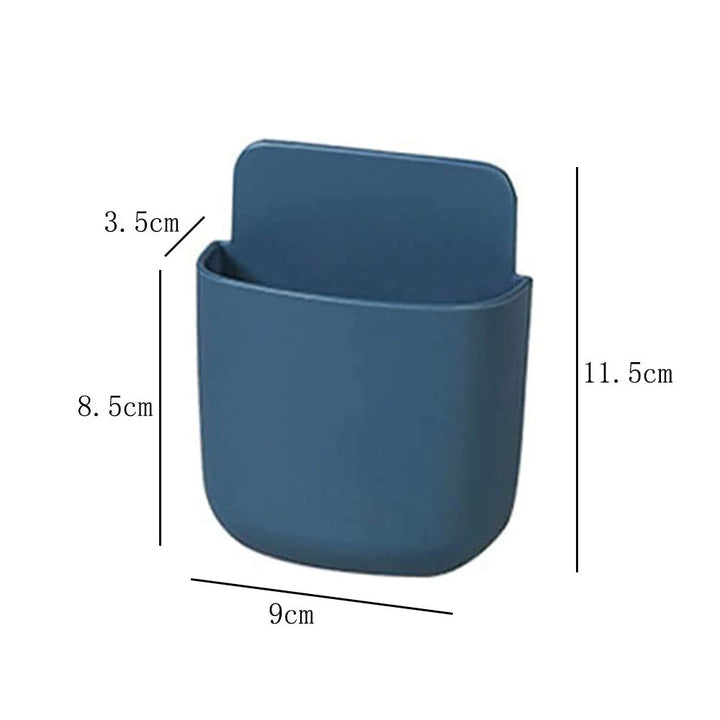 3 Pcs Remote Control Holder Self-Adhesive Wall-Mounted Remote Control Storage Box - OneBag