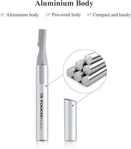 Electric Eyebrow Trimmer, Eyebrow Hair Remover, Painless Facial Hair Trimmer for Women - OneBag