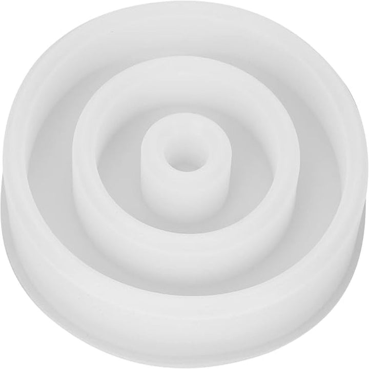 Silicone Circle Candle Holder Molds, 3D Round Candlestick Mould for Home Decorations - OneBag