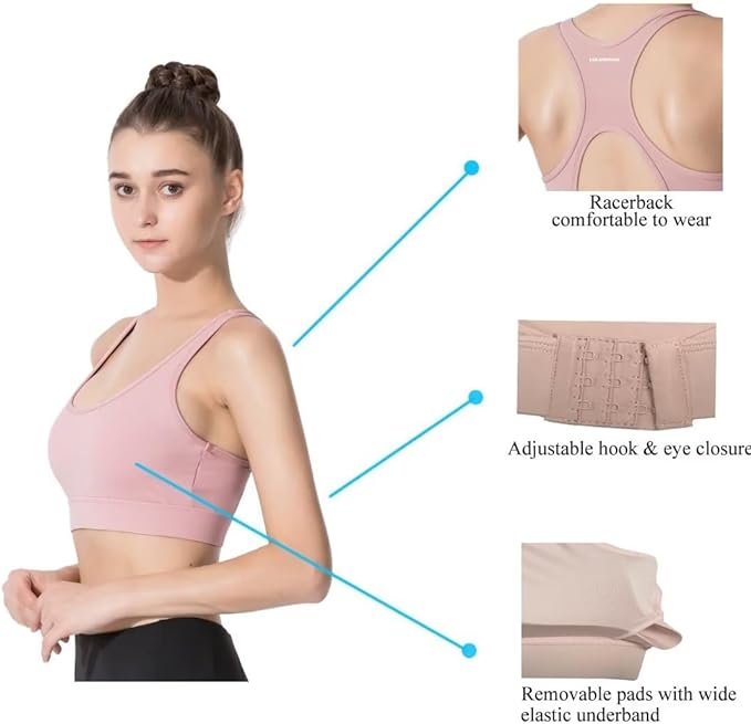 Wireless Padded Sports Bra - OneBag