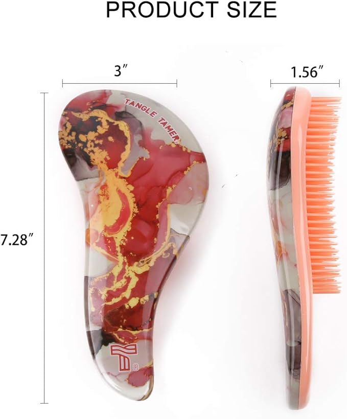 Detangling Hair Brush - Soft and Dense Non Tangle Brush Suitable for All Hair Types - OneBag