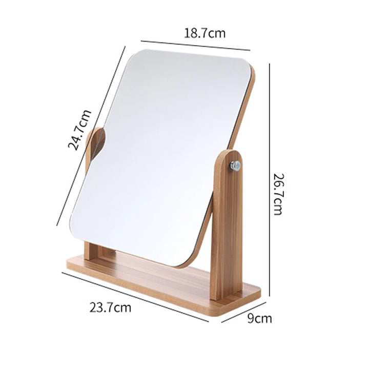 Makeup 360 Mirror LED Light Table, Bathroom, Desktop Vintage Mirror - OneBag