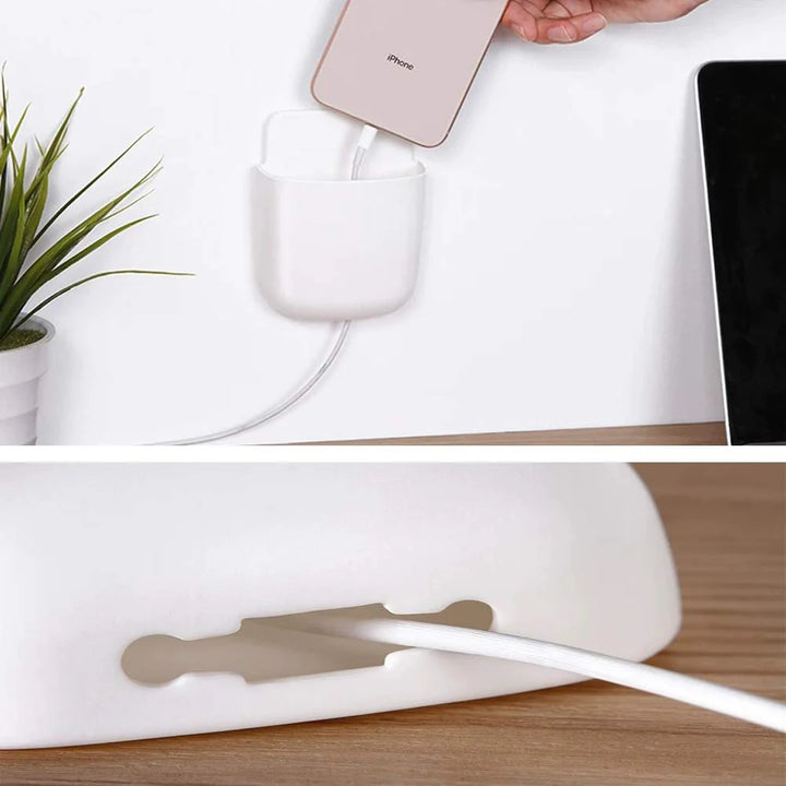 3 Pcs Remote Control Holder Self-Adhesive Wall-Mounted Remote Control Storage Box - OneBag