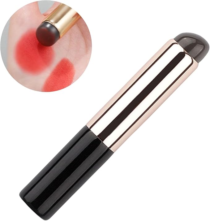 2 Pcs Reusable Silicone Lip Brush, Silicone Lip And Concealer Makeup Brushes - OneBag