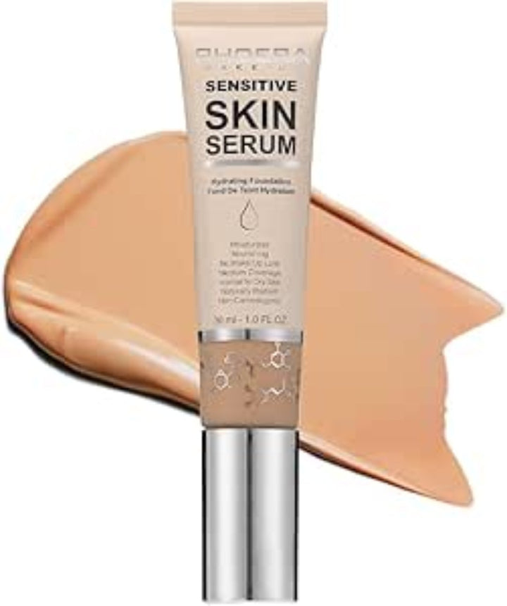 Foundation with Hyaluronic Acid & Niacinamide,12h Moisturising,Lightweight and Hydrating,Medium Coverage Foundation - OneBag