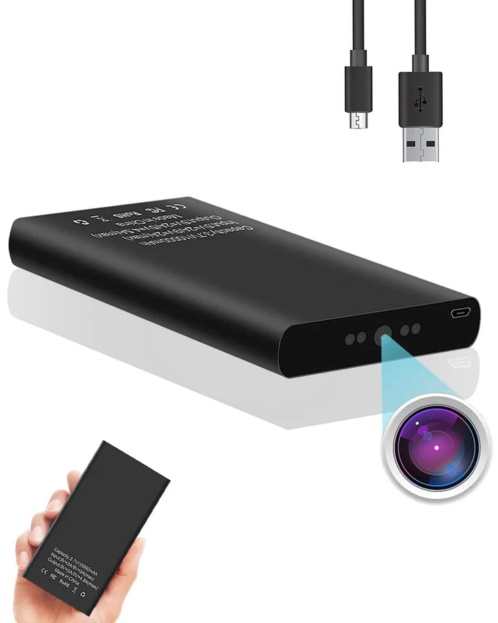 Mini Spy Hidden Camera Clothes Hook, Car Key, Smoke Detector, Power Bank, USB Charger Wireless Surveillance Camera - OneBag