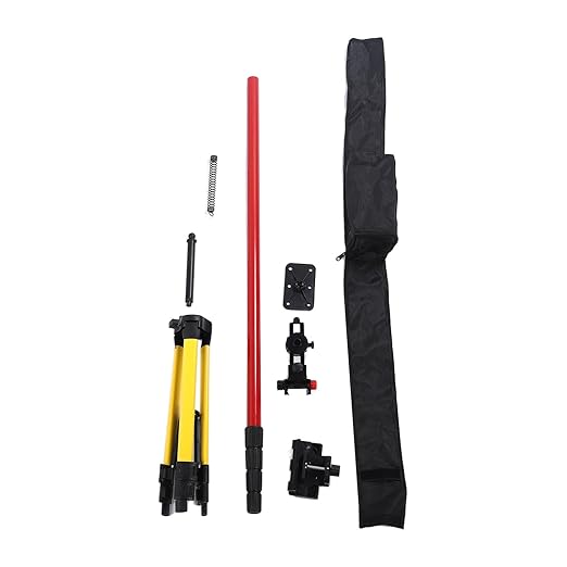 Stainless Steel Level Support Pole, 114-388mm Adjustable Base, Heavy Duty Telescoping RodLevel TripodTelescopic Pole - OneBag