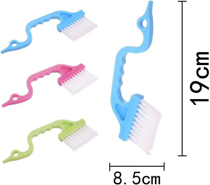 4 Pcs Kitchen Brush Cleaning Tools Window Groove Gap Track Cleaning Brushes Kitchen - OneBag