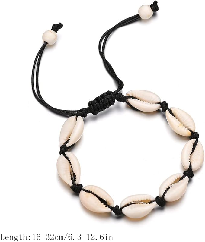 2 Pcs Shell Beach Summer Bracelet and Anklet Set - OneBag