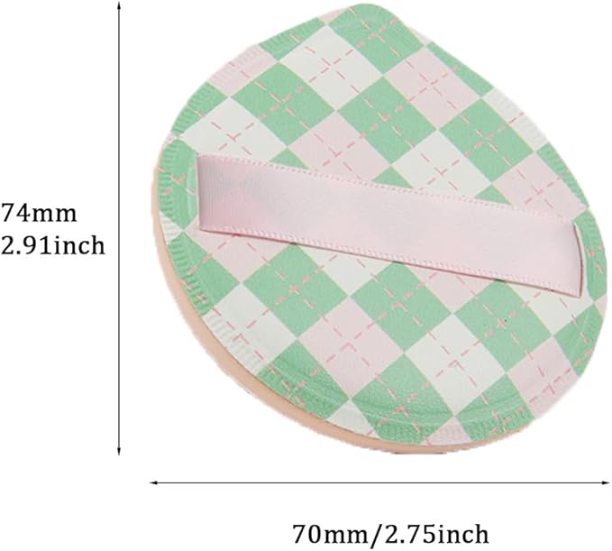 2 Pcs Soft Powder Puffs, Large Makeup Sponge For Wet & Dry Use - OneBag