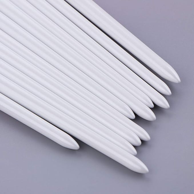 11 Pcs UNIMEIX White Eye Makeup Brushes, Pearl Black Eyeshadow Makeup Brushes Set - OneBag