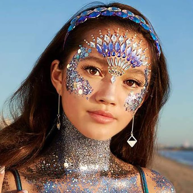 3 Pcs Body and Hair Glitter Gel - OneBag
