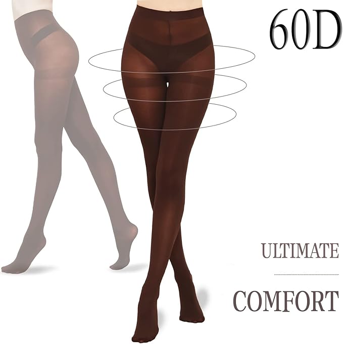 3 Pcs Semi Opaque Microfiber Tights - OneBag