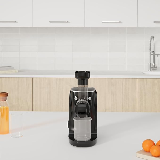 AMZCHEF Black Cold Press Juicer with 2 Speed Control, High Juice Yield Juicer Machines with Ultradense Filter- 310 - OneBag