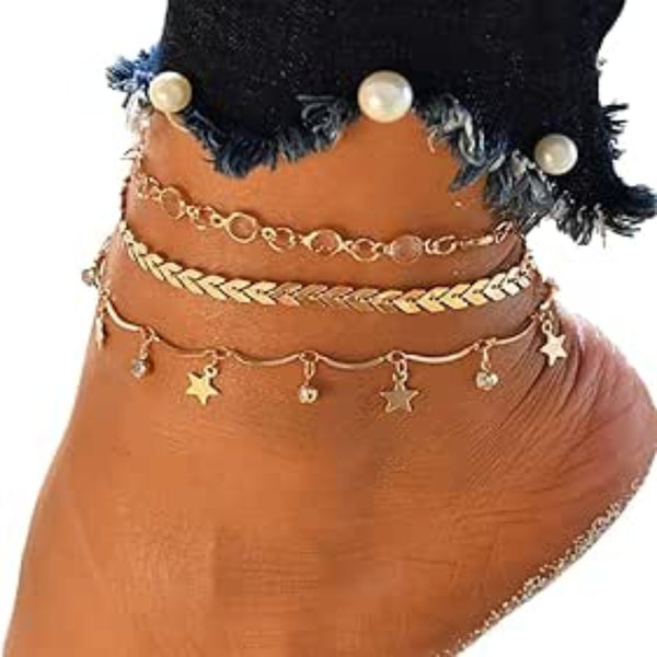 Gold Anklet Bracelet