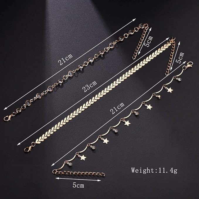 Gold Anklet Bracelet - OneBag