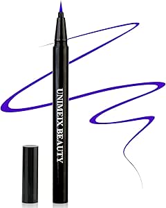 Blue Eyeliner, Liquid Liner, Waterproof Eye Liner, Makeup Eyeliner Pen Precise All Day Eyeliner