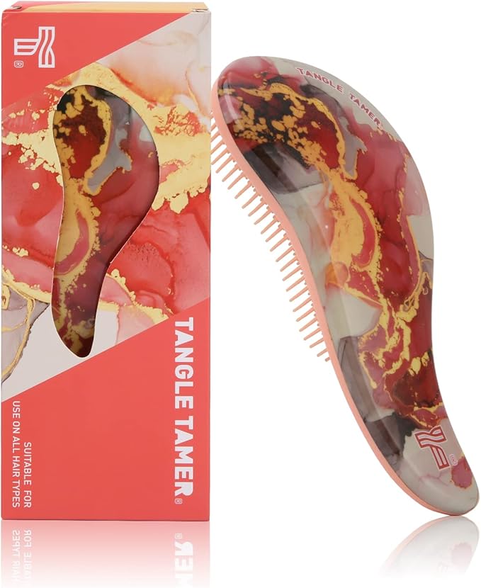 Detangling Hair Brush - Soft and Dense Non Tangle Brush Suitable for All Hair Types - OneBag