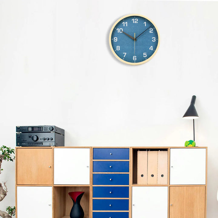 Silent Non-Ticking Simple Round Shape Wall Clock for Home Decor Home - OneBag