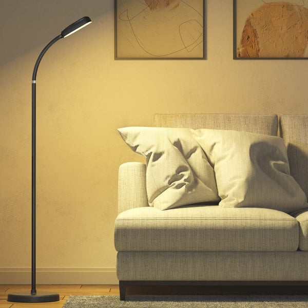 LED Floor Lamp, Cordless Floor Lamp for Living Room Bedroom Office Desk Lamp Touch Control