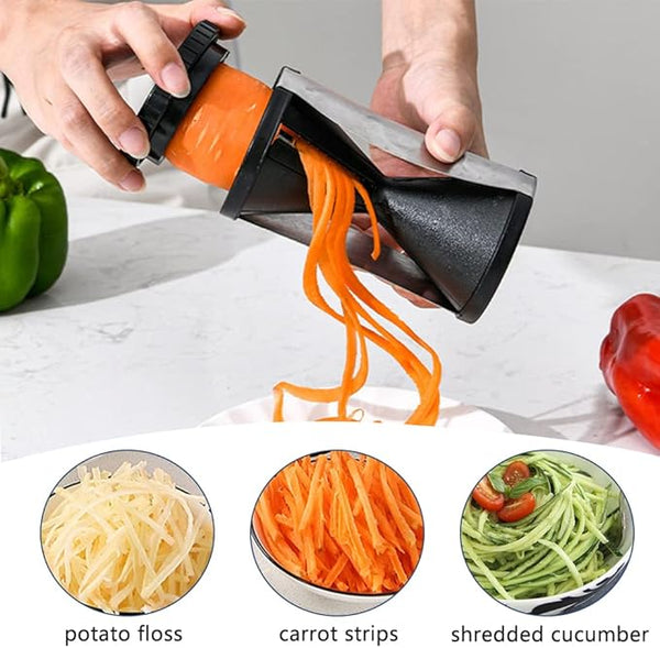 Spiral Slicer, Durable Veggie Spiral Cutter, Sturdy Vegetable Spiralizer for Cutting Cucumber Carrot Zucchini