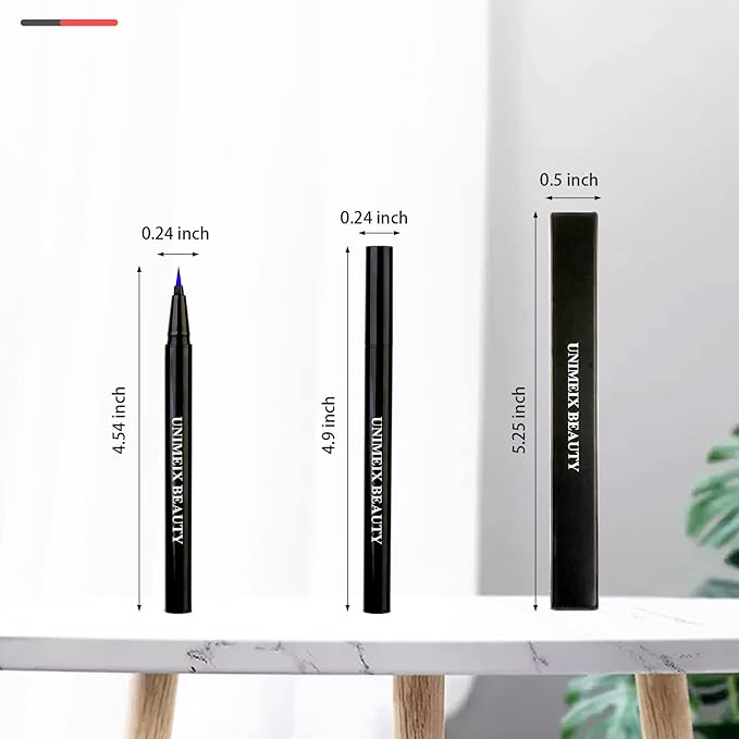 Blue Eyeliner, Liquid Liner, Waterproof Eye Liner, Makeup Eyeliner Pen Precise All Day Eyeliner - OneBag