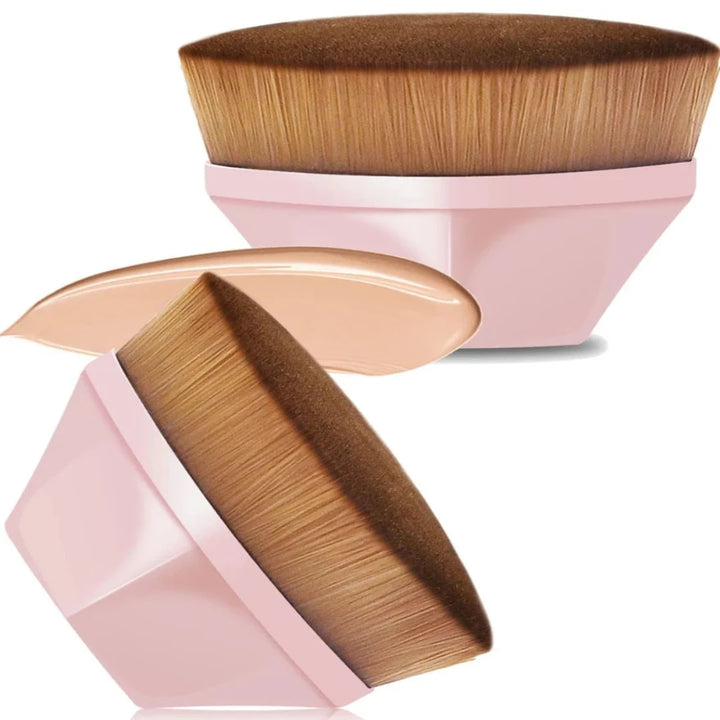 2 Pcs Flawless Finish Foundation Make up Brush - OneBag