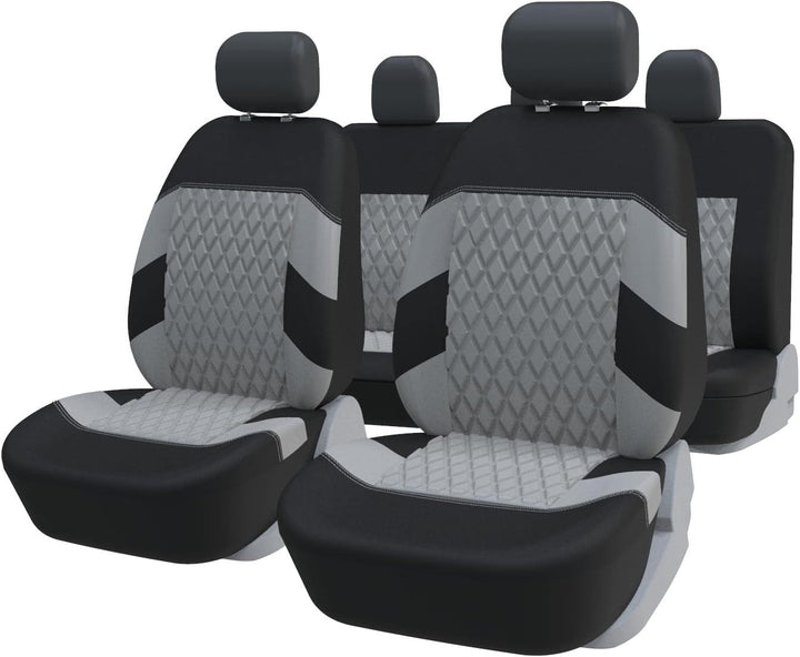 Universal Car Van Seat Covers Full Set for 5 Seater, Front Pair Seat Cover - OneBag