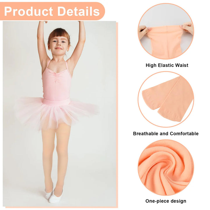 4 Pcs Ballet Dance Tights Girls Kids Stocking - OneBag